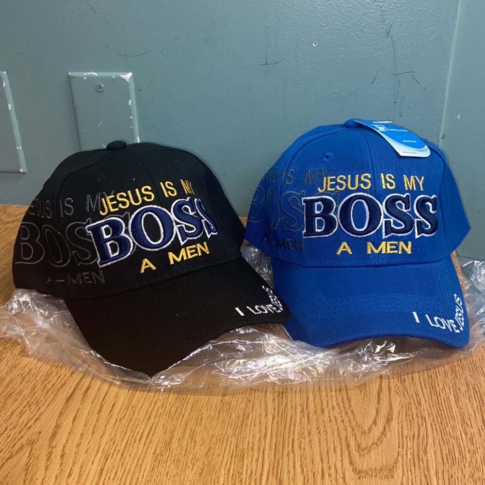 🎈🎈🎈 Unisex Jesus Is My Boss Cap🎈🎈🎈